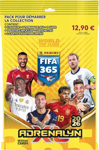 Megapack (Ordner + 4 Umschläge + 3 Karten Sonderausgabe + Leitfaden + Board) FIFA 365 Adrenlayn 2026