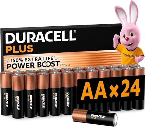 DURACELL Plus AA Alkaline-Batterien (24 Stück) 1.5V, LR06