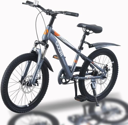 KernGut Kinderfahrrad Mountainbike, 18 Zoll, Grau