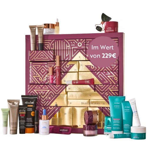 M. Asam asambeauty Adventskalender 2026 (24-teilig) | Adventskalender Beauty Mit Pflege, Make-up & Haarpflege,Skin Care Für Adventskalender Frauen
