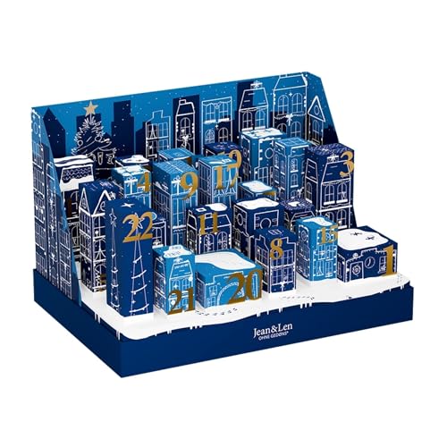 Jean & Len Adventskalender 2025, weihnachtliche 3D DIY-Szenerie, inklusive zwei Rosemary & Ginger Design Limited Editions & einer exklusiven Duftneuheit, nur Originalgrößen, Weihnachtskalender