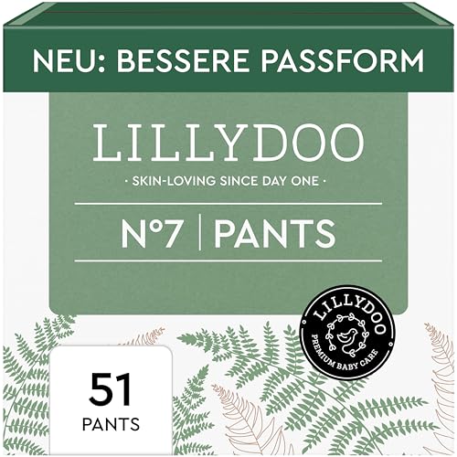 LILLYDOO Baby Windeln Pants Größe 7 (15+ kg), Halbmonatsbox (51 Stück)