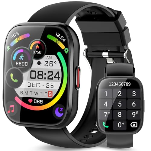 aycy Smartwatch Damen Herren, Fitnessuhr Damen mit Telefonfunktion 1.85