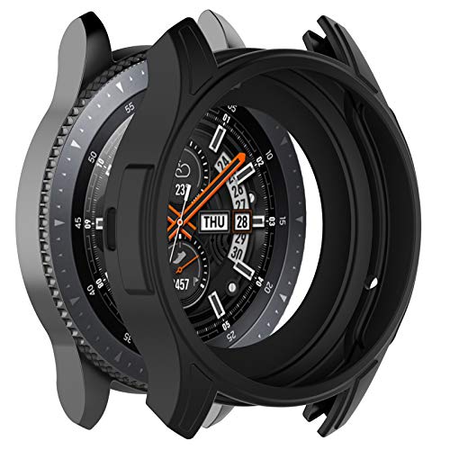 LICHIFIT Weiche Silikon-Schutzhülle für Samsung Galaxy Gear S3 Frontier & SM-R800 46 mm Smartwatch
