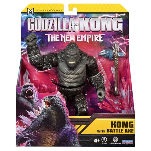 MonsterVerse Godzilla x Kong: Das Neue Imperium, 15 cm große Kampfnarben-Kong-Actionfigur, ikonische Sammlerfilmfigur, geeignet für Kinder ab 4 Jahren