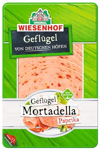 Wiesenhof Geflügel Paprika Mortadella, 100 g