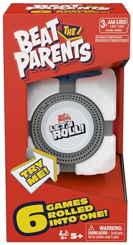 SpinMaster Games Beat the Parents: Let’s Roll! 6in1 Electronic Game Cube