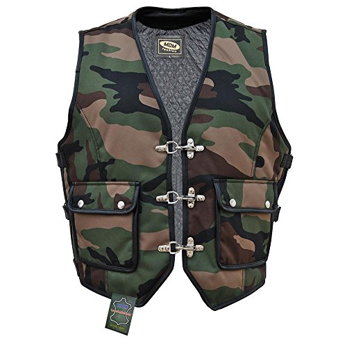 MDM Bikerweste in camouflage (L)