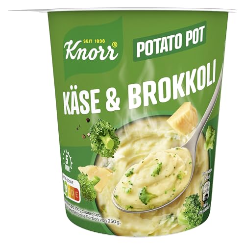 Knorr Potato Snack Pot mit Käse & Brokkoli und nachhaltig angebauten Kartoffeln, fertig in nur 5 Minuten 50g