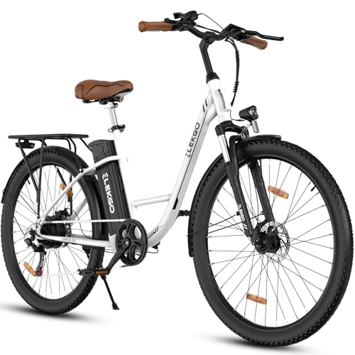 ELEKGO EG31 E Bike Damen 28 Zoll Pedelec 165-190 cm Elektrofahrrad 7 Gang Damenfahrrad 432 Wh E Fahrrad,LCD-Display