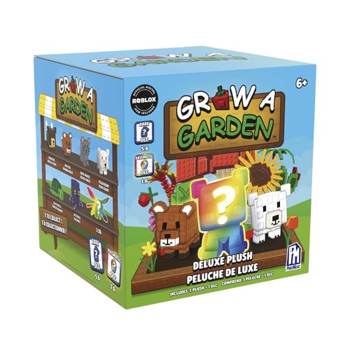 Grow a Garden Plüsch-Überraschung, 20 cm, Deluxe, großes Plüschtier mit epischem DLC-Cod, Sammelpuppe in geheimnisvoller Box, Premium-Spielzeug, originalgetreu dem Roblox-Videospiel