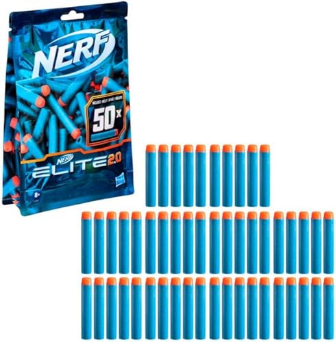 Nerf Elite 2.0 Commander RD6 Blaster, 12 Nerf Elite Darts 6Dart Rotationstrommel