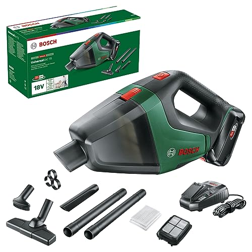 Bosch Akku Staubsauger UniversalVac 18 (2,5 Ah Akku, 18 Volt System, im Karton)