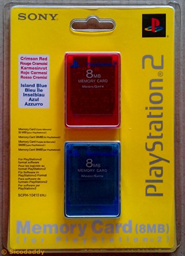 Playstation 2 - Memory Card Original Twin Pack