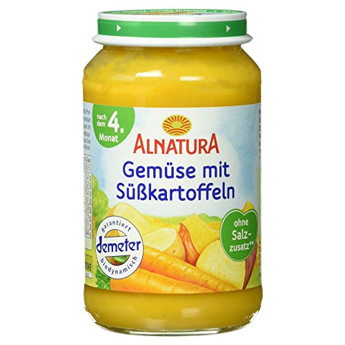 Alnatura Bio Gemüse mit Süßkartoffeln, nach dem 4. Monat, 190g