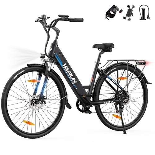 VARUN E Bike, 28 Zoll Ebike Damen Herren mit 48V 499.2Wh Akku, Bis zu 110km