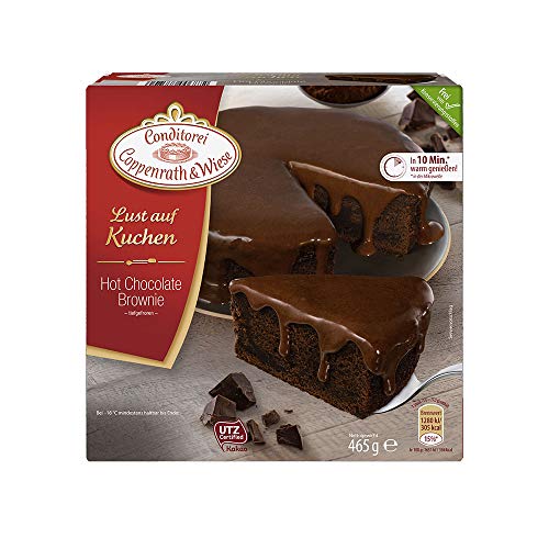 Hot Chocolate Brownie Schokoladen-Kuchen Lust auf Kuchen Conditorei Coppenrath & Wiese, 465 Gramm, tiefgefroren