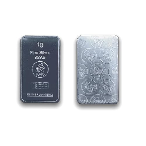 1 Gramm Silberbarren Heimerle Meule (Deutschland) (1)