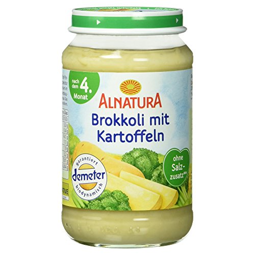 Alnatura Bio Brokkoli mit Kartoffeln, nach dem 4. Monat, 190 g