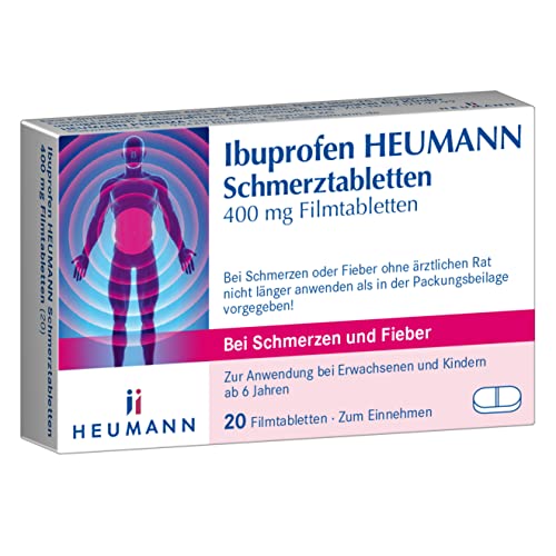 Ibuprofen HEUMANN Schmerztabletten 400 mg Filmtabletten, 20 St