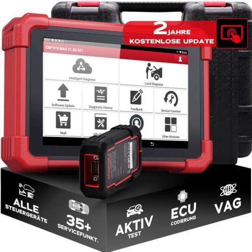 Launch CRP 919 MAX OBD2 Diagnosegerät, ECU-Codierung, 35+ Servicefunktionen