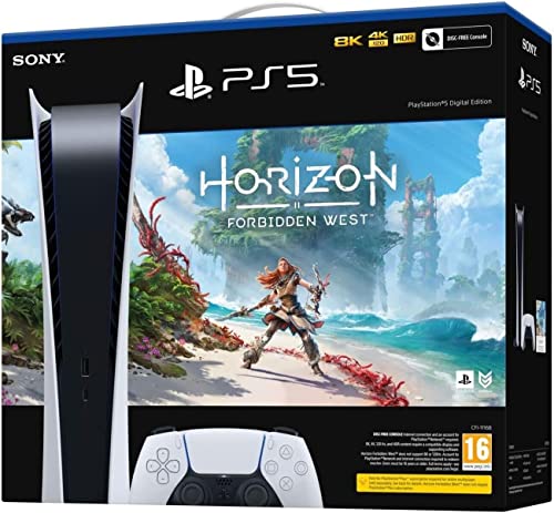Console Sony PlayStation 5 Edition Digital Avec Horizon Forbidden West EU