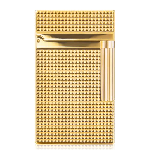 Feuerzeug Gas Nachfüllbar, Weiche Flamme, Hochwertig Messing, Verkauft ohne Gas