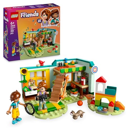 LEGO Friends Autumn’s Room Set, Creative Role-Play Toy for 6 Plus Year Old Girls, Fun Playset with 2 Characters, Nature, Animals and Dolls' House Accessories 42646