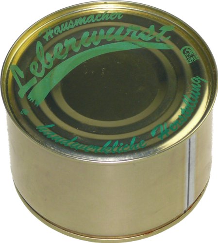 Schwarzwald Metzgerei: Dosenwurst Leberwurst Hausmacher Art (400g)