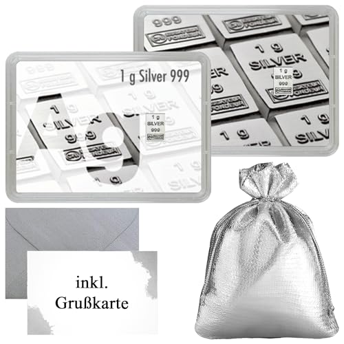 1g Silberbarren in Flip-Motivbox von Silberstücke24 – Feinsilber 999 CombiBar – Wackelbild-Design mit Echtheitsgarantie – Geschenkfertig