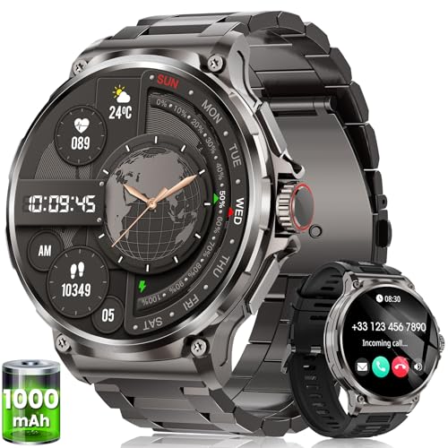 Smartwatch Herren Militär 1.92