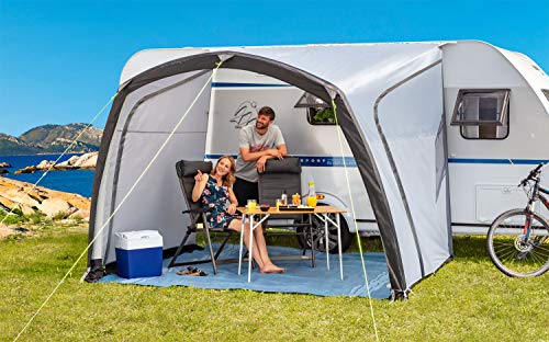 BERGER Sombra-Air 3m Vorzelt mit UV Schutz 50+ | Wasserabweisendes Busvorzelt | Sonnenvordach, Windschutz und Regenschutz für Bus, Van und Wohnmobil
