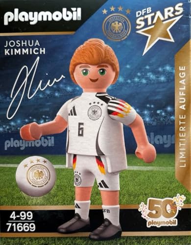 PLAYMOBIL DFB Stars Spielerfiguren zur Auswahl - Limitierte Auflage zur EM 2024 (71669 - Joshua Kimmich)