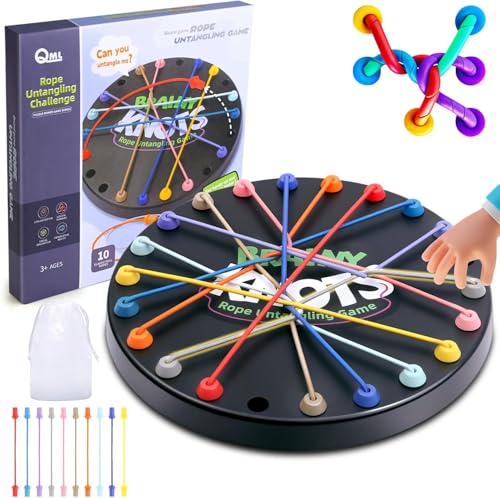 PKKP Brainy Knots Spiel, Logik- und Knobelspiel für 2–4 Spieler ab 8 Jahren