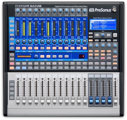 PreSonus StudioLive 16.0.2 USB, Digitalmischer für Performance und Aufnahme