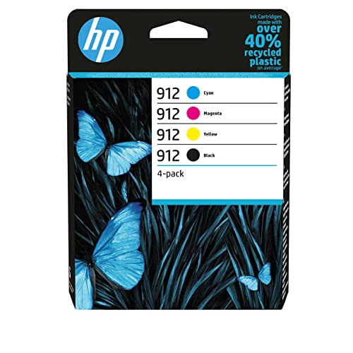 HP 912 Schwarz, Cyan, Magenta, Gelb, Original Druckerpatronen Multipack