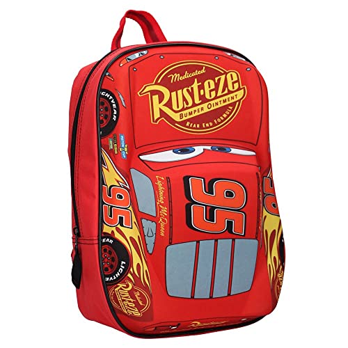 Disney 760-8462 Piston Cup Champion Cars Lightning McQueen 3D Effekt Rucksack, 31 cm