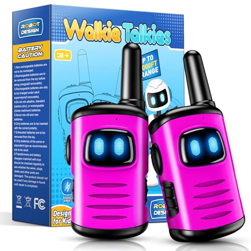 Toyokid Geschenk Mädchen 3 4 5 6 7 8 9 10 Jahre, Spielzeug ab 3-12 Jahre Mädchen Geschenkideen Walkie Talkie Kinder Geschenk Kind 3-8 Jahre Walki Talki Spielsachen Weihnachts Geschenke für Mädchen
