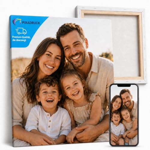 Generisch Pixadruck Personalisierte Leinwand mit eigenem Foto.
