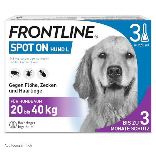 FRONTLINE Spot on H 40 Lösung f.Hunde 3 St