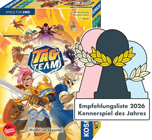 Kosmos Tag Team, Spiel für 2 Personen, Taktisches Deckbuilding Spiel