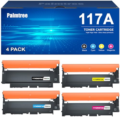 Palmtree 117A Toner Set MFP 179fnw 179fng 178nwg 178nw 150nw 4er-Pack