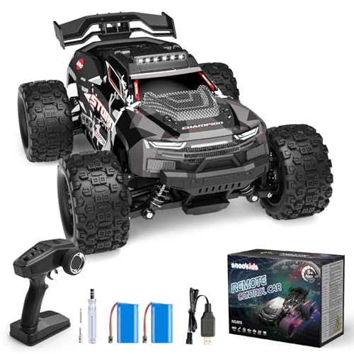 snookids Ferngesteuertes Auto - 1:18 High Speed RC Auto Offroad Buggy 40 km/h, 2,4 GHz 4WD All Terrain RC Drift Car Monstertruck Spielzeug Geschenk für Kinder Erwachsene