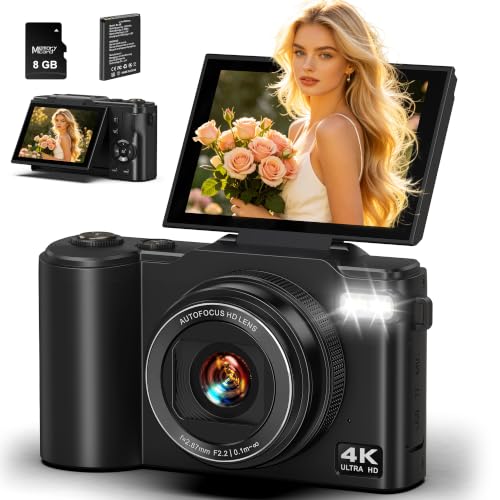4K Digitalkamera, 64MP Kamera fotokamera