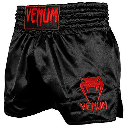 Venum, Classic Muay Thai Shorts, Herren, M, Schwarz/Rot