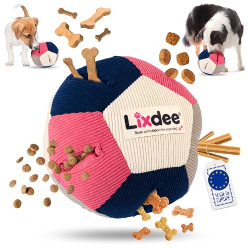 Schnüffelball für Hunde – Intelligenzspielzeug mit 4 Schwierigkeitsstufen | Interaktives Hundespielzeug für Leckerlis, Fördert Intelligenz, Denkspiele für Hunde, Beschäftigung für kleine & große Hunde