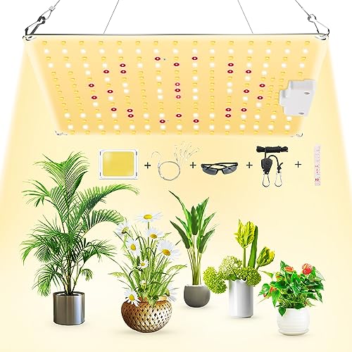 VAYALT 2023 Pflanzenlampe LED, 600W LED Pflanzenlicht Vollspektrum mit Samsung Diode Lampe Wachstumslampe, LED Grow Light für Innen Samen Knospe Pflanze Gemüse und Blume für Wachsen Zelt