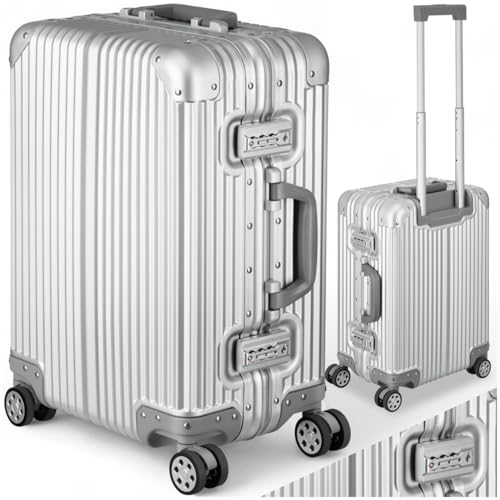 tectake® Alu Handgepäck Koffer 20