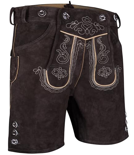 TR Martha Herren Trachten Kurz (Dunkelbraun 52)