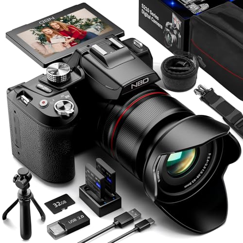 NBD 8K/5K Digitalkamera 64MP, Autofokus, 16-Fach optischer Zoom